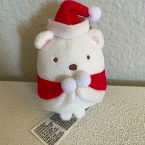 Holiday Series Sumikko gurashi blind box plushie keychain (Shirokkuma)